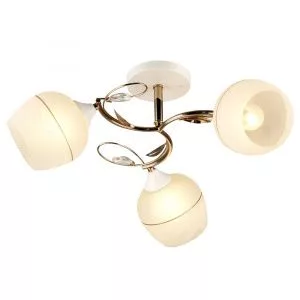 Люстра HIPER H020-3 3*E27*60Вт WHITE/GOLD