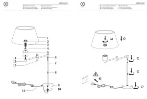 Напольный светильник MW-Light Сити золотой 634042201