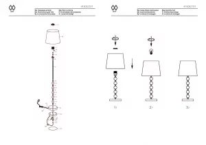 Настольный светильник MW-Light Салон хром 415032101