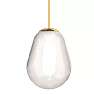 Плафон Nowodvorski Cameleon Pear S Transparent/Brass 8534