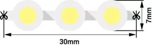 Светодиодная лента  5050, 60 LED/м, 19,2 Вт/м, 12В , IP20, Цвет: RGB + теплый белый, 560-12-19.2-RGBWW-M  SWG