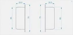 Торцевая заглушка P-EL-02-10 набор из 2 шт. Deko-Light 978250